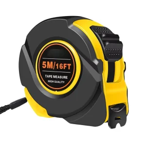 5M 7.5M 10M Metric Drop-Resistant Steel Blade Auto Lock Measuring Tape with Thickened Hardened Case