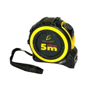 5M Magnetic Measuring Tape Double Sided Metric Scale Stainless Steel Blade ABS Manual Lock Automatic Measurements