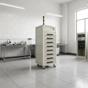 5V60A Battery Capacity Tester 32 Channel for Cylindrical Pouch Prismatic Lithium Ion Cell Charge Discharge Testing