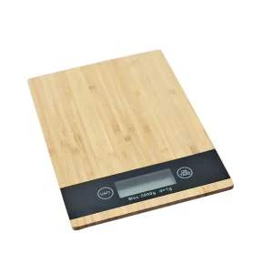 5kg Digital Smart Eletronic Kitchen Scales Wooden Food Weight Counting Scale for Baking and Cooking