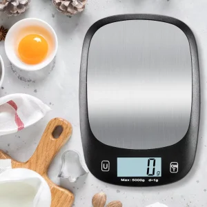 5kg Stainless Steel Smart Electronic Weight Nutrition Calories App SDK Digital Pastry Baking Kitchen Weighing Food Scale