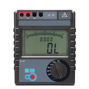 5kv Digital Display Megohmmeter Electrical Insulation Resistance Meter High Voltage Insulation Resistance Tester