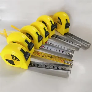 5m 7.5m 10m Steel Blade Automatic Return Extendable Self Locking Tape Measure Metric Scale for Designer