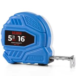 5m Dual Color Steel Metric Inch Body Measuring Tape with Bottom Brake Custom Logo Available