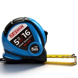 5m Professional Meter Rolling Measuring Tape Custom Logo ABS+TPR Case Wear-Resistant Carbon Steel Metric Retractable Tool