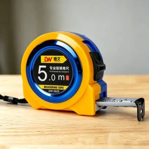 5m25 Steel Measuring Tape Custom Logo OEM ODM Professional Hand Tape Measure Anti-Drop Hard Plastic Case