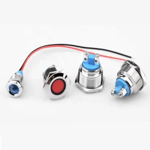 6 8 10 12 16 19 22mm Small Metal LED Indicator Waterproof Working Equipment signal Indicator
