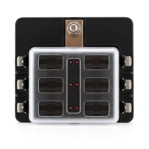 6 Slot LED Indicator Blade Fuse Block