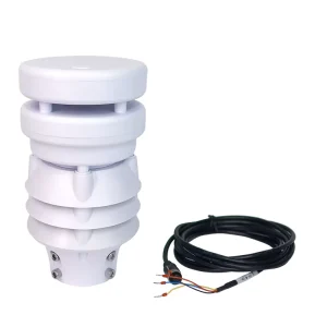 6 in 1 XF500SL RS485 Radiation Compact Wind Energy Weather Station
