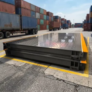 60 Ton Pitless Steel Truck Scale Electronic Weighing System with Load Cells OEM ODM Customized