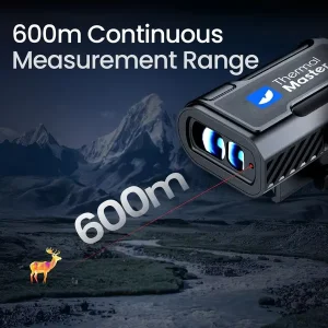 600 Pro Portable Laser Rangefinder with CMOS Sensor Mini Screen Independent Use Outdoor Hunting Accessories LRF