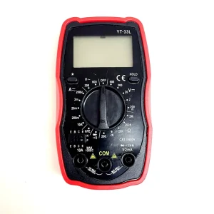 600V DC AC Digital Multimeter 2000 Counts Auto Ranging Voltmeter Ohm Volt Amp Tester Electronic Instrument Voltage Measurement