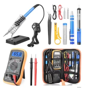 60W Electric Soldering Iron Kit with Adjustable Temperature for Soldering Rework Station Hot Pencil Tip Repair Tool