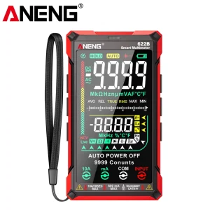 622B Digital Smart Multimeter 10A Auto Range True RMS 9999 Professional Electrician Tool 4 Digit Display AC DC 750V