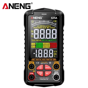 625A 6000 Counts High-precision Intelligent Digital Multimeter Electrician Anti Burn Multimeter USB Type-C Charge