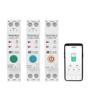 63A 1P+N WIFI Smart Switch Energy Meter Mini KWh Metering Monitoring Circuit Breaker Timer Relay MCB TUYA Smart Life Compatible