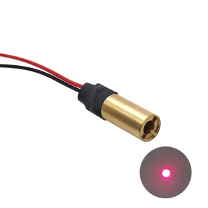 650nm 5mW Red Laser Sight Module Copper Head 2mm Precision Dot Pattern DIY Hunting Rifle Scope Aiming 5V