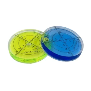 66x10mm Circular Bubble Spirit Level Customized Color Circular Level Round Measuring Instruments Tool
