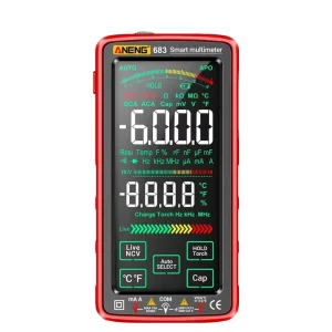 683 Touch Multimeter Charging Multimeter High Precision Intelligent Automatic Range Professional Electrician Tools