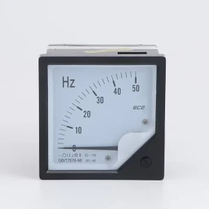6C2 6l2 Frequency Meter 0 50Hz Hz Meter DC 10V Type 4 20mA Current Voltmeter
