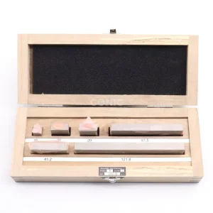 6PC GCr15 Steel Gage Block Set Grade 2 for Calibrating Vernier Caliper