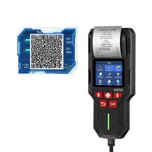 6V12V24V KW700 Car Battery Tester with Direct Printing Function for Cross border E commerce for Fitment