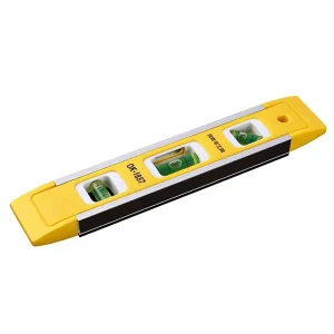 6cm Industrial Magnetic Box with 3 Bubbles Corner Spirit Level 10mm Accuracy
