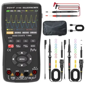 706S Portable Oscilloscope 50MHz Dual Channels 66,000 Count High-Precision Digital Multimeter