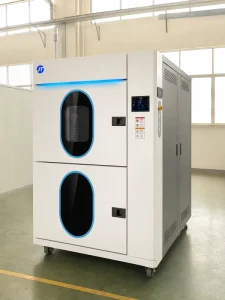 -70C to 150C Thermal Cycling Test Chamber 2-Zone Fast Recovery Cold Hot Shock Environmental Testing Equipment