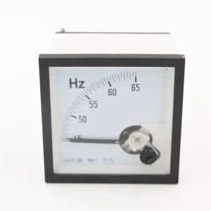 72*72mm Analog Hz Meter and Frequency Meter Measures 45-65Hz Display Type Analog Only