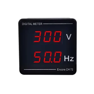 72*72mm Hertz Digital AC Voltage Power Frequency Combination Meter Embedded Voltmeter AC 50 500V 10.0 99.9Hz