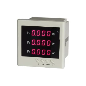 72 80 96mm Panel Size Active Power Digital Wattmeter Electric Meter for Power Distribution Control Panel