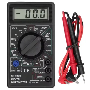 750/1000V AC/DC LCD Digital Multimeter Voltmeter Ammeter Ohm Tester High Safety Handheld Meter