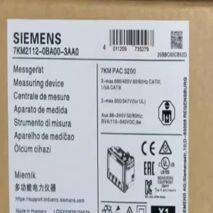 7KM2112 0BA00 3AA0 PAC PLC Power Meter Module for Industrial Control with RS485 Communication
