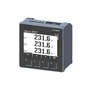 7KM3220 1BA01 1EA0 SENTRON PAC3220 Three-Phase Energy Meter Modbus TCP Communication