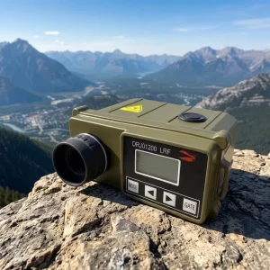 7X Tactical High Precision 12km Range 1m Accuracy Portable Laser Rangefinder for Long Distance Scouting and Surveying