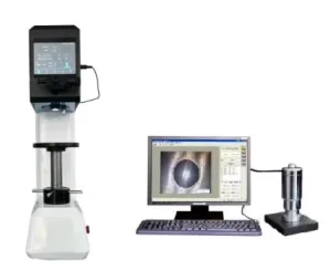 8-650HBW 20* Digital Micrometer Eyepiece Brinell Hardness Tester High Efficiency Auto Turret Touch Screen Operation and Reading