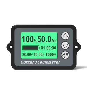 8-80v Battery Capacity Indicator 50A 100A 350A Coulometer for 12V 24V 36V 48V 60V Lithium Lead Acid Battery