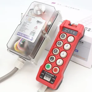 8 Buttons Single Speed Industrial Radio Remote Control for Electric Hoist and Overhead Bridge Crane Systems