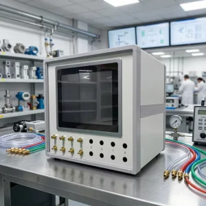 8 Channel Aluminum Housing Box Pneumatic Measuring Equipment with SPC Function for Multi-channel Simultaneous Test