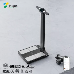 8 Electrodes Body Fat Scale Manufacturer Full Body Composition Analyzer Smart WIFI Bluetooth USB Weigh Scales