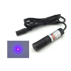 8 Point Circle Blue Laser Dot Module With Center Dot Pattern