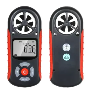 8 in 1 Handheld Digital Anemometer Barometer Wind Speed Temperature and Humidity Tester