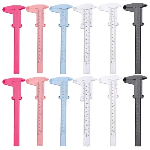 80 100 120 150mm Plastic Vernier Caliper Ruler Student Vernier Caliper Ruler Measuring Tool