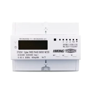 80A 3 Phase Zigbee Gateway Tuya Din Rail WIFI Smart Energy Meter Timer Monitor KWh Meter Wattmeter 3*120V 3*230V