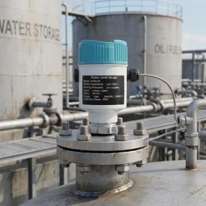 80GHz Radar Level Transmitter Industrial Liquid Level Sensor 4-20mA HART for Tank Measurement