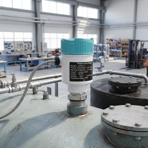 80GHz Radar Level Transmitter for Water Tank Chemical Tank Oil Tank Liquid Level Measurement Sensor