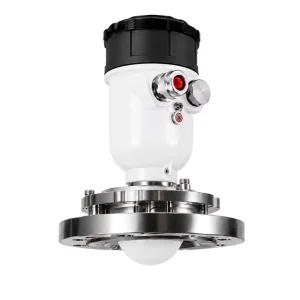 80GHz Radar Level Transmitter with Air Purge 4 20mA HART RS485 IP67 Non Contact Level Meter for Liquid Solid Tank