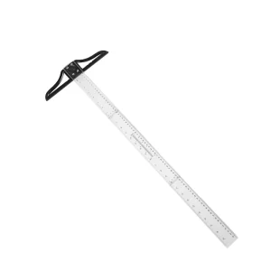 80cm Transparent Acrylic Graduated Measuring Scale T Ruler