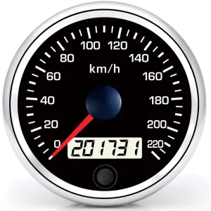 85mm 220kmh Programmable Auto Speedometer